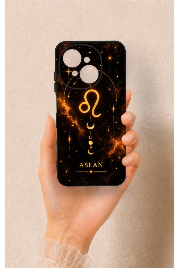 Tecno Spark Go1 Compatible Leo Zodiac-Themed Patterned Silicone Case
