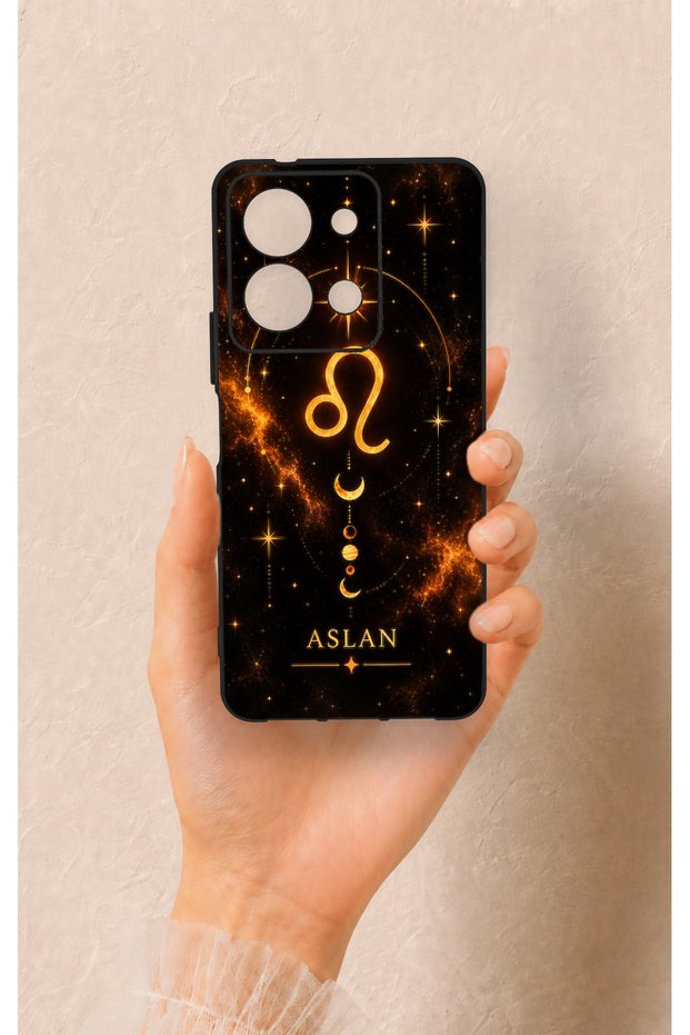 Vivo Y36 Compatible Leo Zodiac-Themed Patterned Silicone Case