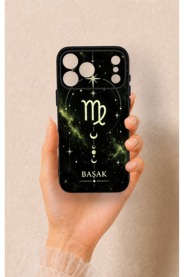 iPhone 17 Pro Max Compatible Virgo-Themed Patterned Silicone Case