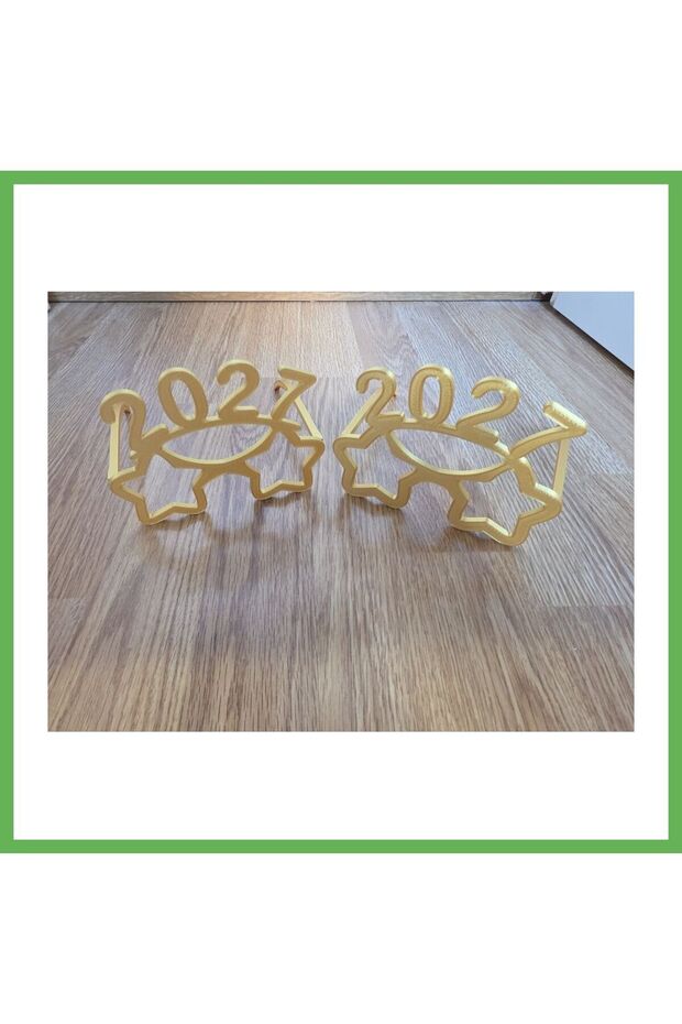 3D-Printed 2027 New Year's Glasses Party Accessory New Year's Eve Party Glasses GEN01