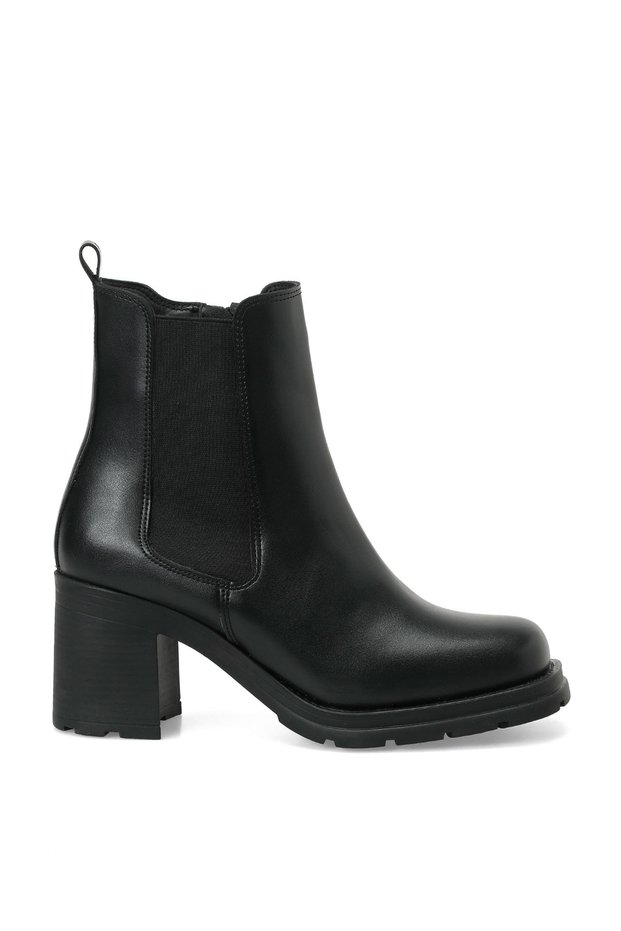 25K-7101 Black Women's Heeled Boots