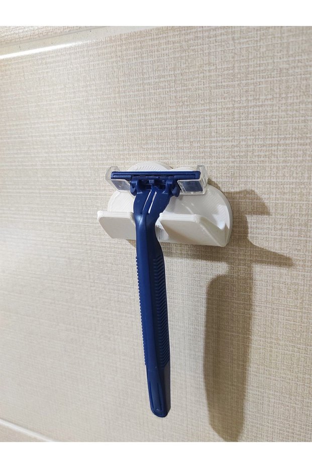 Adhesive Cloud Bathroom Organizer - Razor Holder Plastic Apparatus