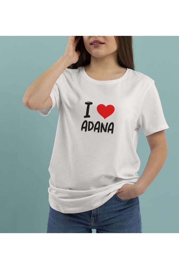 "I Love Adana" Women's Round-Neck T-Shirt - 1 Large