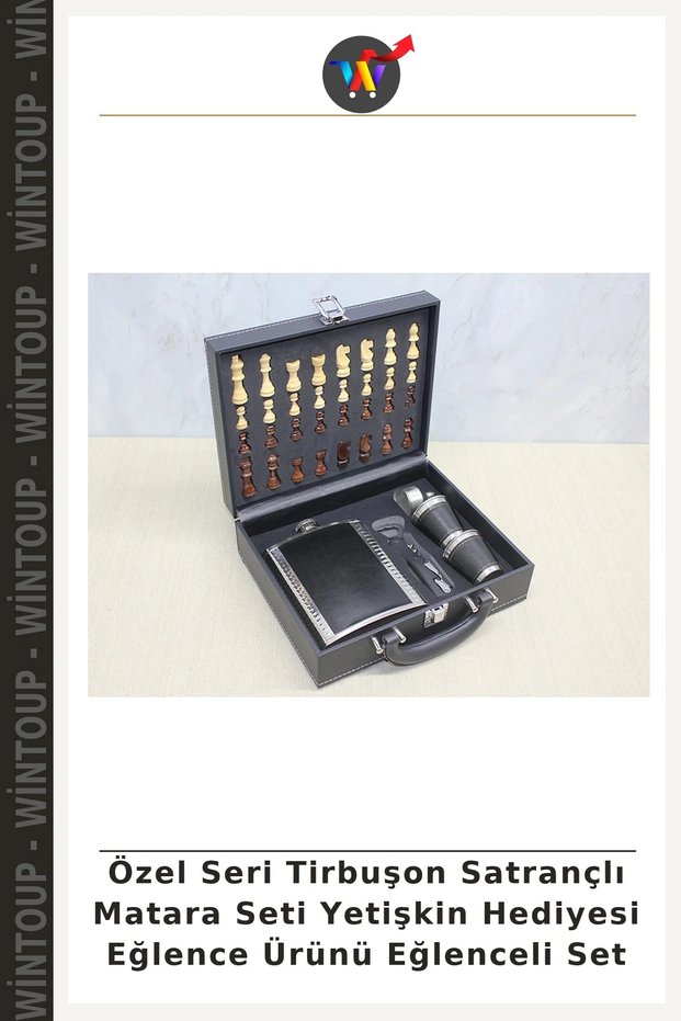 Special Edition Corkscrew and Chess Bottle Set—Adult Gift, Fun Product, Fun Set