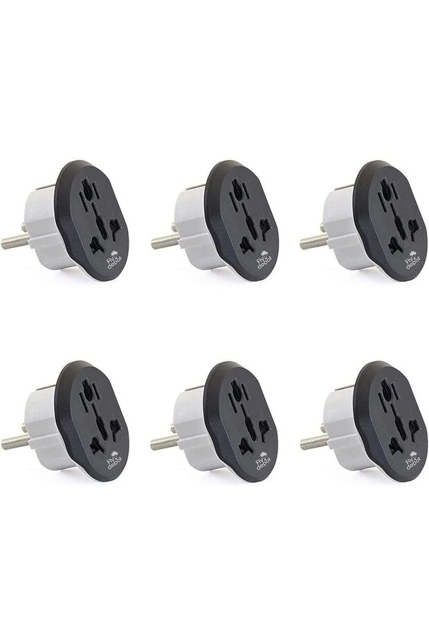 Electrical Socket - فيش ثلاثي E/F type power adapter plug (6)