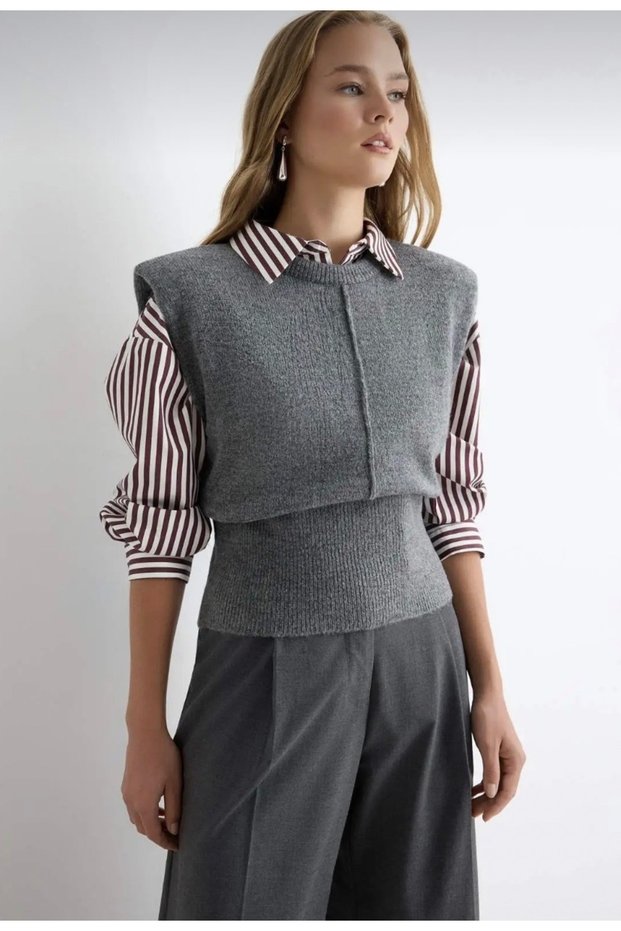 Women's Knit Sweater, Soft-Textured, HN1880