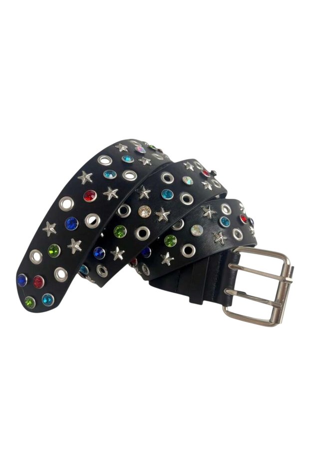Gothic Punk Rock Gurunge Metallica Emo Style Belt