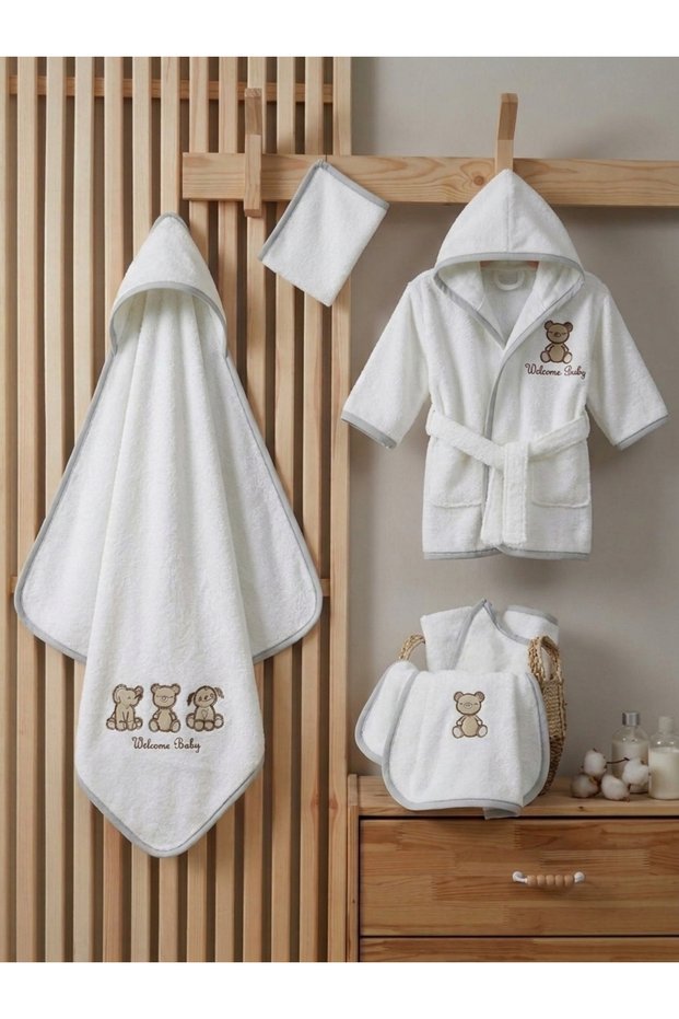 Welcome Baby Newborn Set, Gray