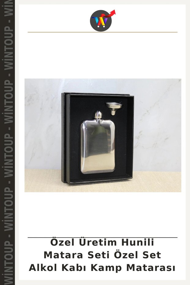 Custom-Made Funnel-Shaped Water Bottle Set, Special Set, Alcohol Container, Camping Water Bottle