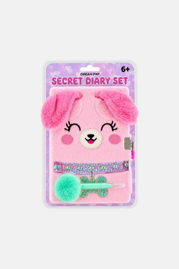 Secret Diary With Lock And Pen Set, Multicolor