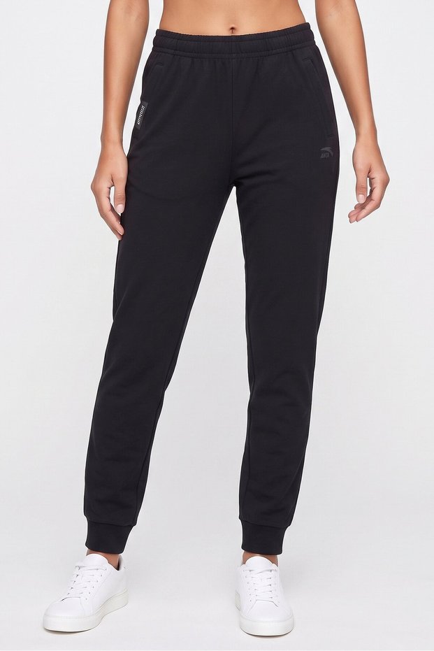 Women Regular Fit Outdoor Track Pants, Black