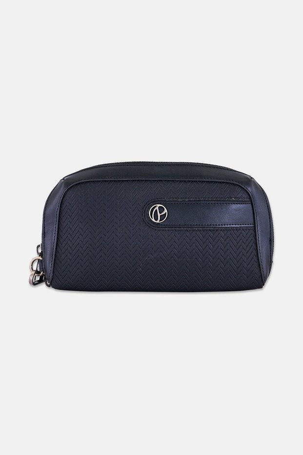 Women Brand Logo Purse, Black