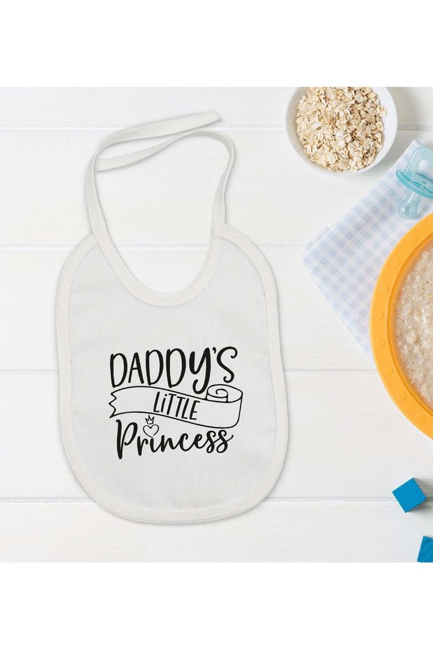BK Kids "Daddy's Little Princess" Designer Baby Bib - Model 1