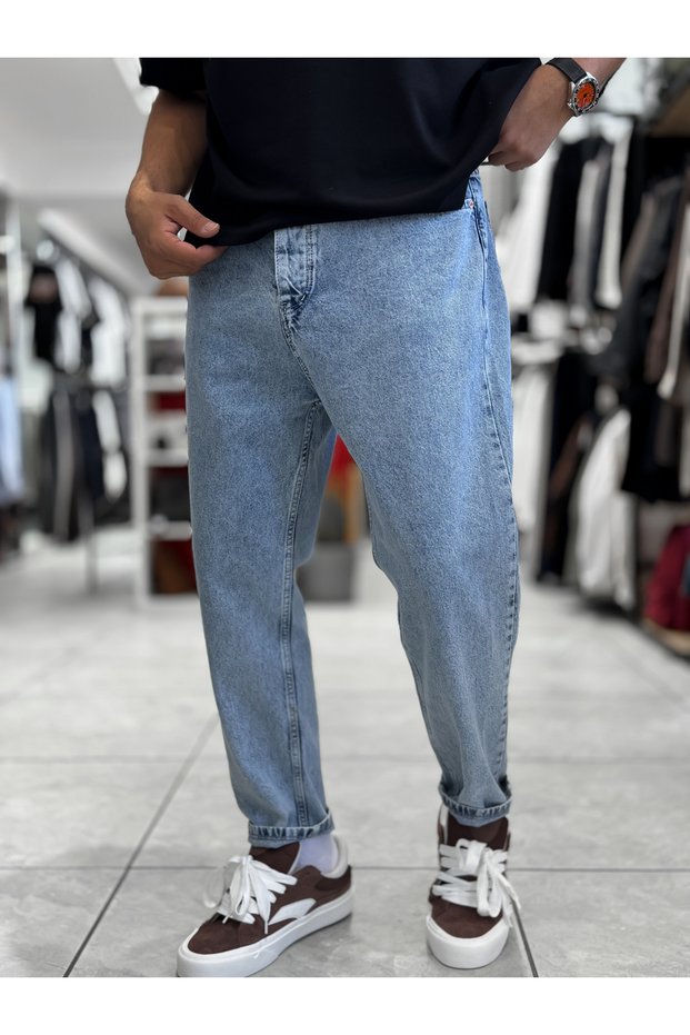 Light Blue Washed Boyfriend Jeans WE-2339/2672/2231