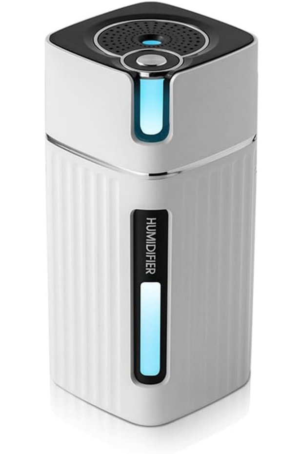 Silent USB Aromatherapy Diffuser, Desktop Essential Oil Diffuser & Cool Mist Humidifier for Car, Off