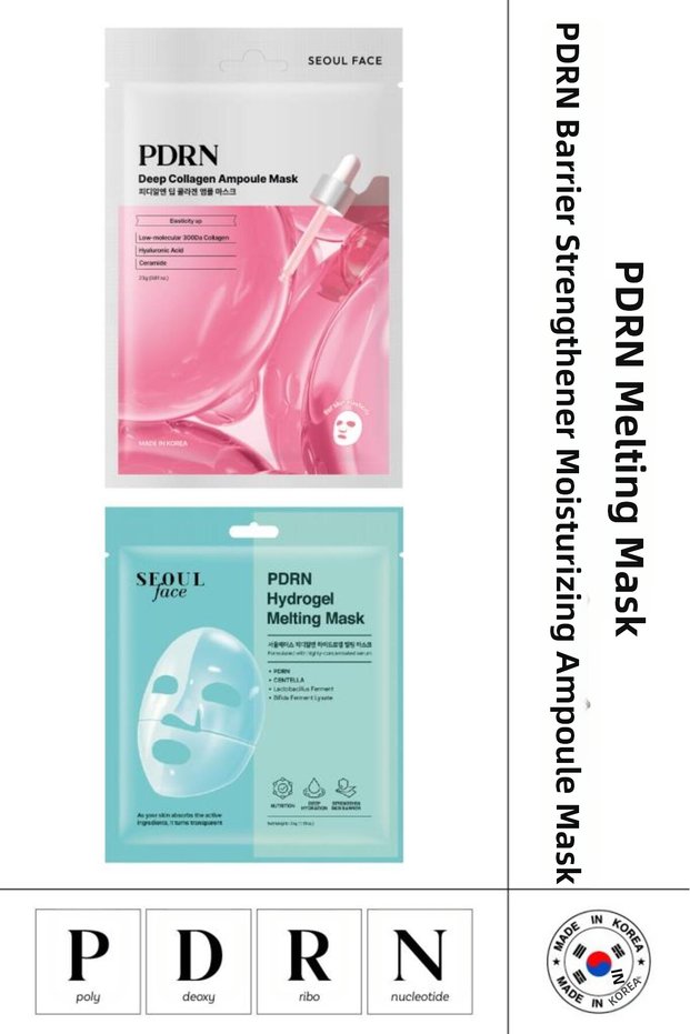 Salmon DNA PDRN Hydrating Ampoule Mask 23 g and PDRN Melting Mask 34 g