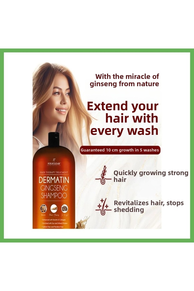Policlear Dermatin Ginseng Shampoo GEN01