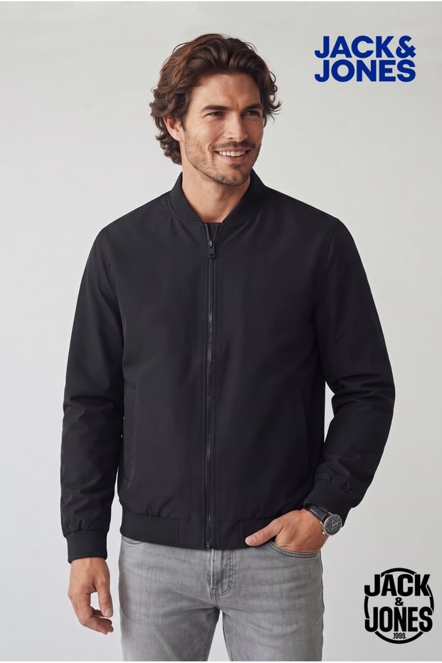 Men's Black Jprccbane Charge Bomber Jacket - Black