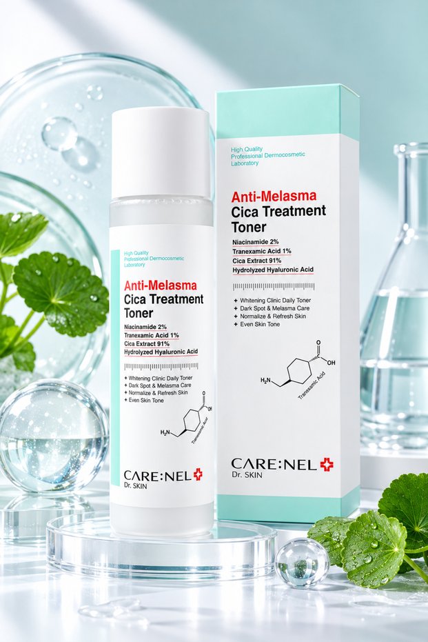 Anti-Melasma Cica Treatment Toner - Anti-Blemish Tonic Containing Cica 155ml