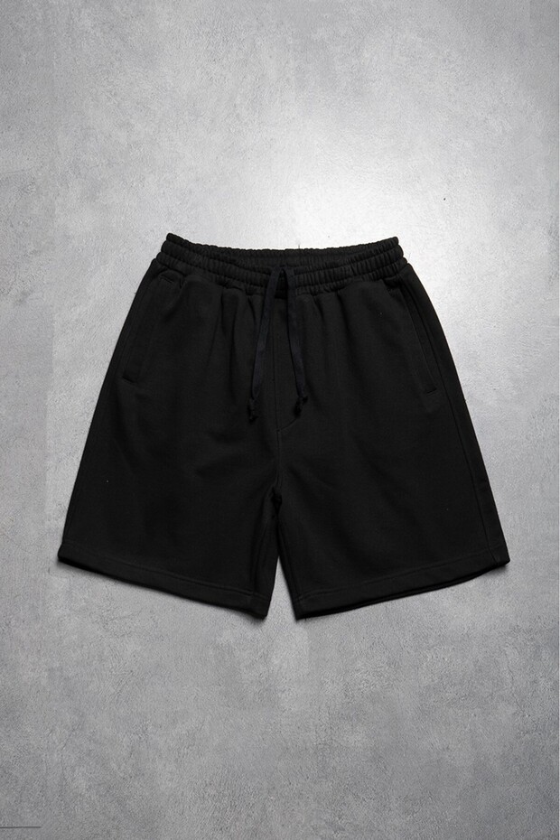 Black Relaxed Core Men's Shorts