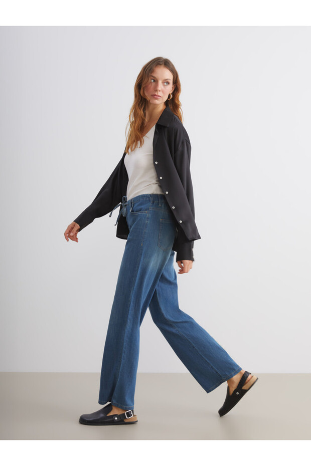 Baggy Fit Women's Jean Trousers for Style Enthusiasts from Uzg Store