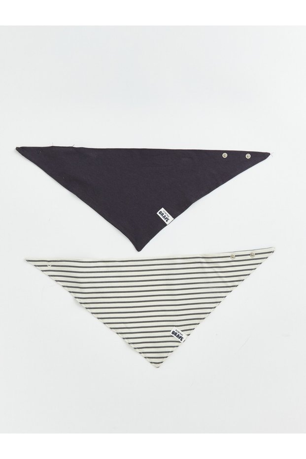 Quality Parts from Çelebi Store Striped Baby Boy Bibs Set of 2