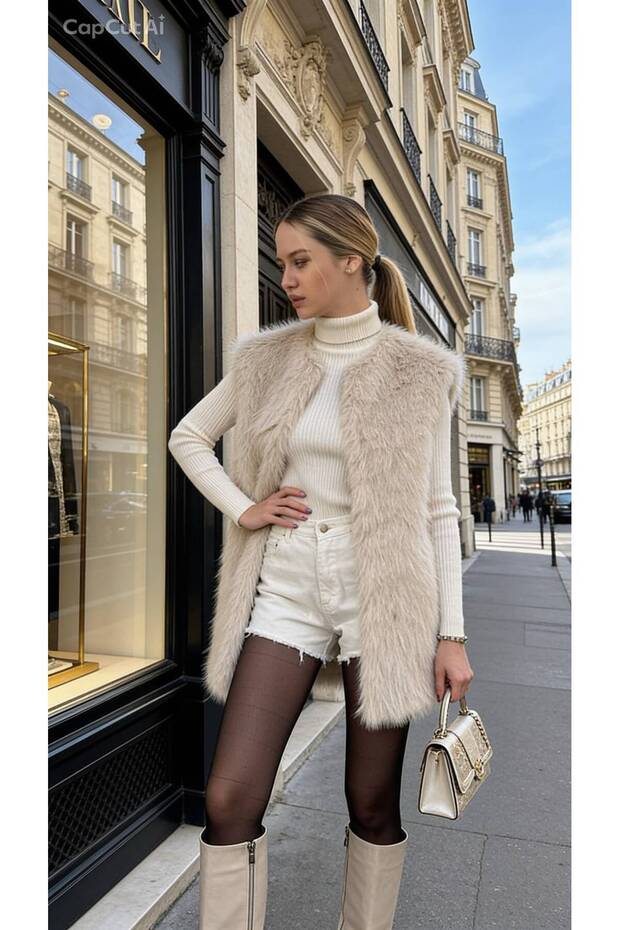 Feather Vest