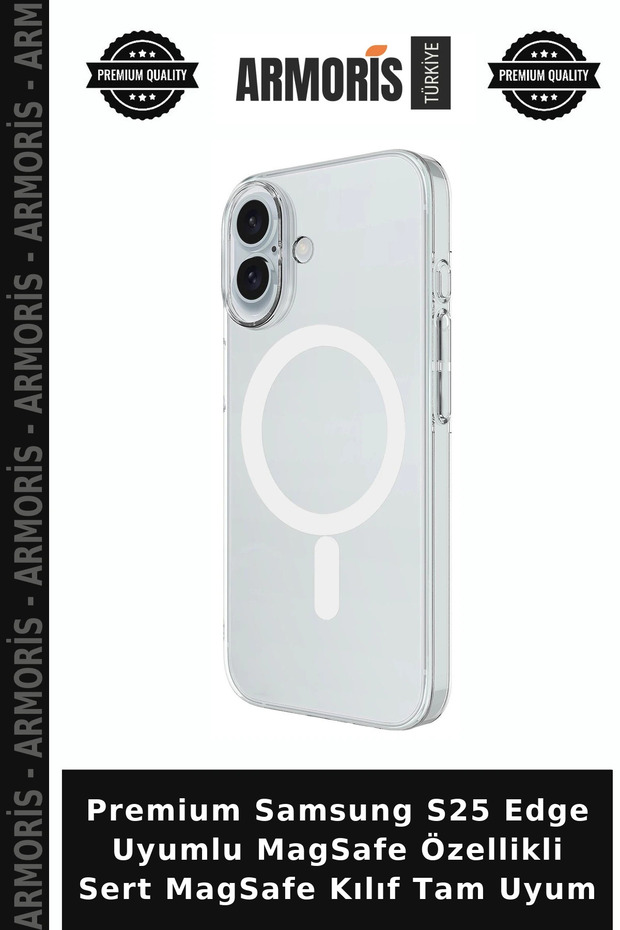 Premium Samsung S25 Edge-Compatible MagSafe-Enabled Hard MagSafe Case—Perfect Fit