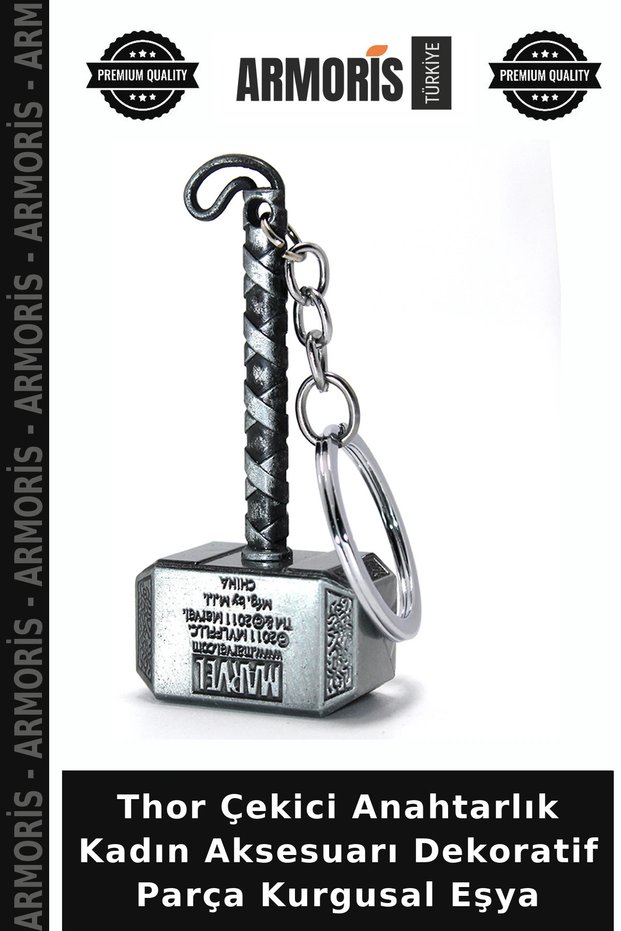 Thor Hammer Keychain Women's Accessory Decorative Piece Fan Merchandise