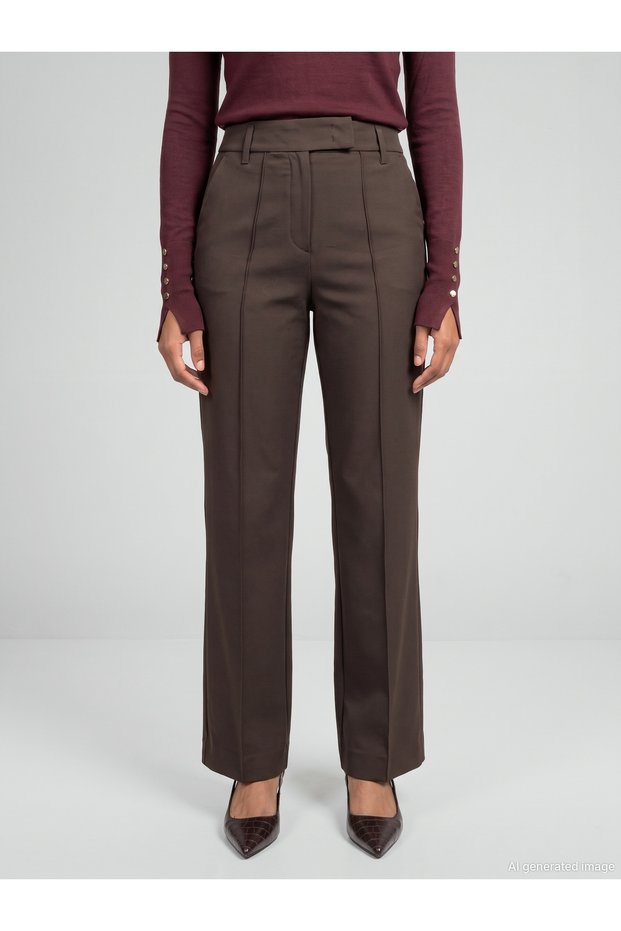 73237 High-Leg Wide-Leg Pants