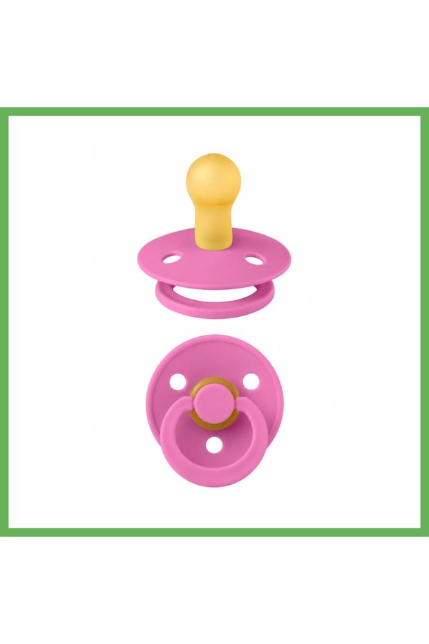 Rubber Pacifier 0–6 Months Bubblegum—price per piece · Color: Bubblegum GEN01
