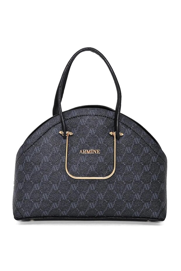 365 Black-Spotted Shoulder Bag