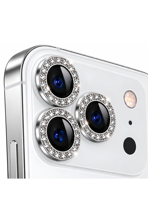 iPhone 18 Pro / 18 Pro Max Silver-Stone Camera Lens Protector