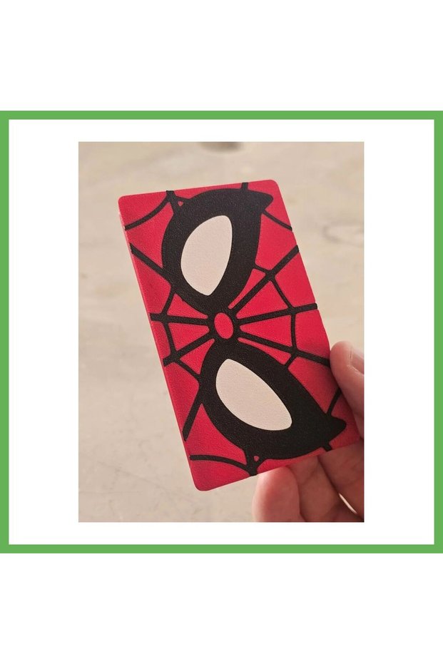 3D-Printed Decorative Card Cover, Bank Card Case, Spider Web Theme, Contactless Payment, GEN01