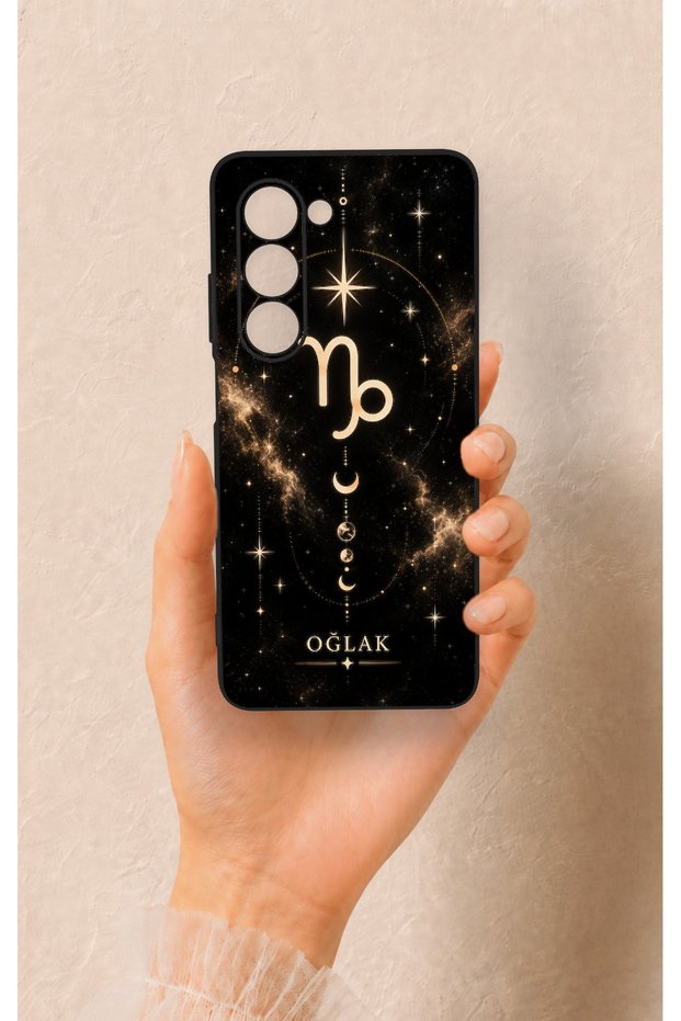 Oppo A5 5G-Compatible Capricorn-Themed Patterned Silicone Case