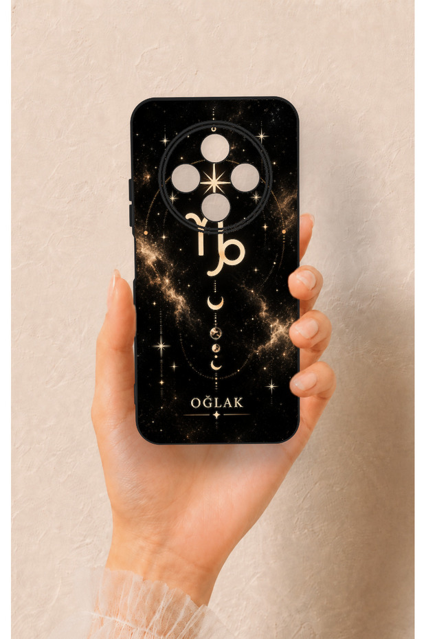 Tecno Spark 30C Compatible Capricorn-Themed Patterned Silicone Case