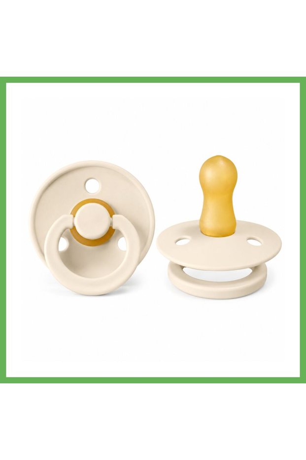 Rubber Pacifier, 6–18 Months, Ivory—price per piece · Color: Ivory GEN01