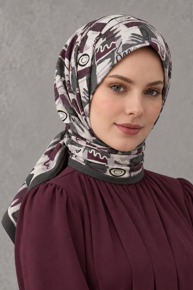 Patterned Cotton Scarf SPE-71