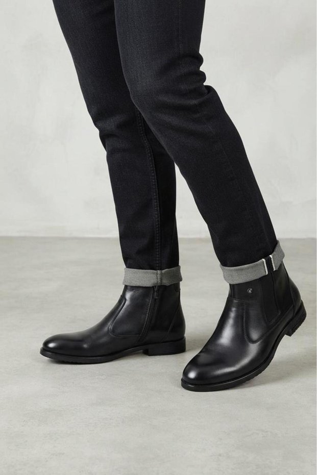 1196063 Genuine Leather Men's Classic Casual Boots