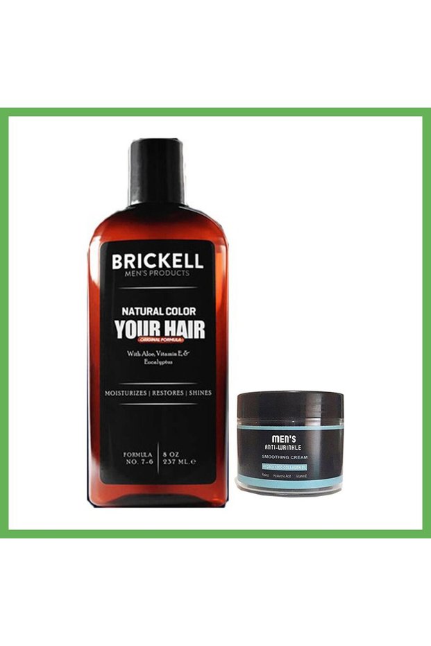 Brickell Men's Shampoo That Restores Natural Hair and Beard Color for Men GEN01