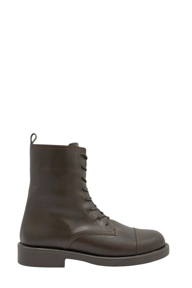Brown Women's Combat Boots (051 260403)