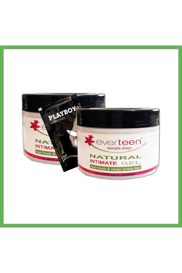 Everteen 2-Pack 100 ml Natural Intimate Gel: Feel Fresh & Clean All Day Long, Item No. GEN01