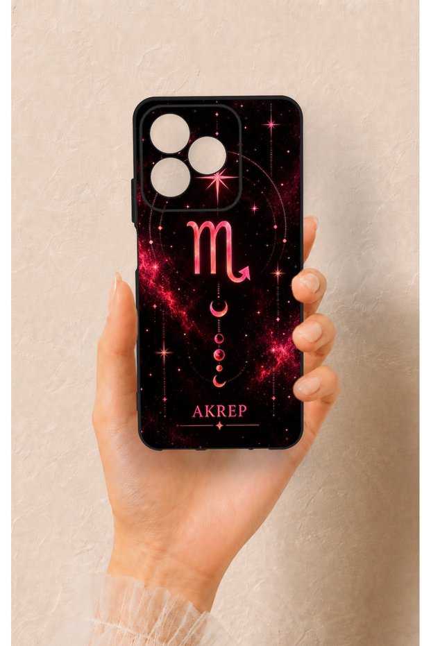 Realme C53 Compatible Scorpio-Themed Patterned Silicone Case