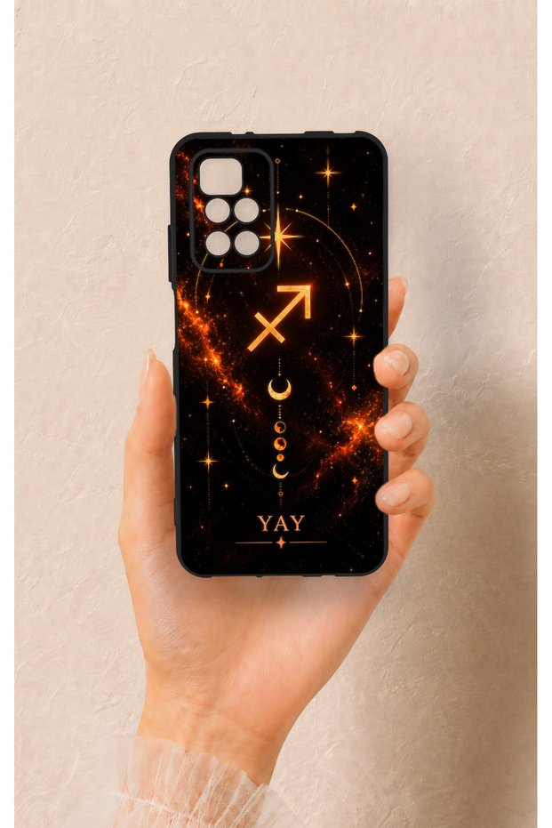 Redmi 10 2022 Compatible Silicone Case with Sagittarius Zodiac Pattern
