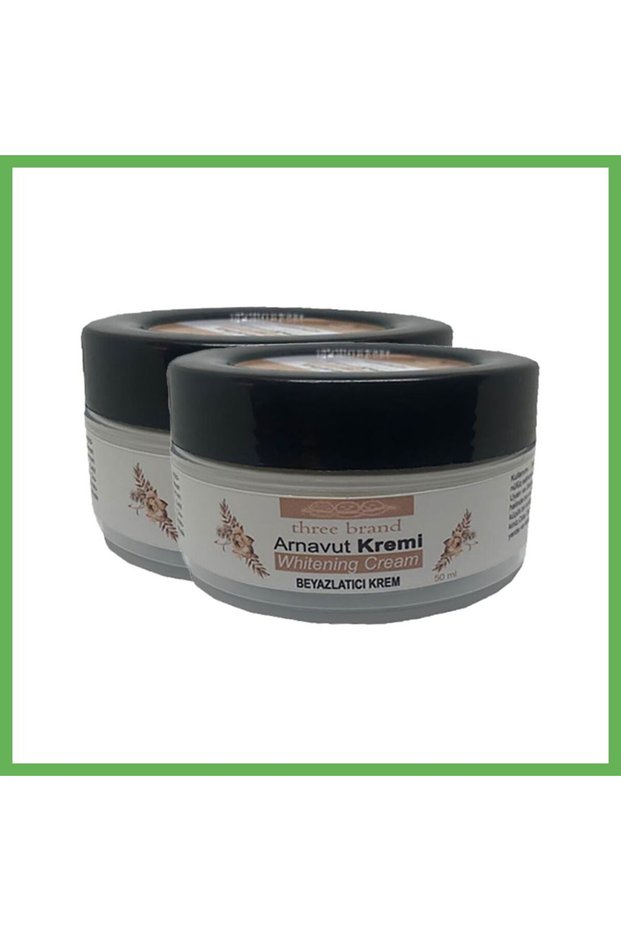 Three Brand Albanian Cream, 2-Pack, Whitening Cream for All Areas, 50 ml, GEN01
