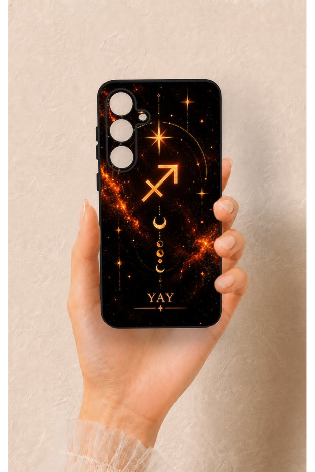 Samsung S24Fe Compatible Silicone Case with Zodiac Sign Design