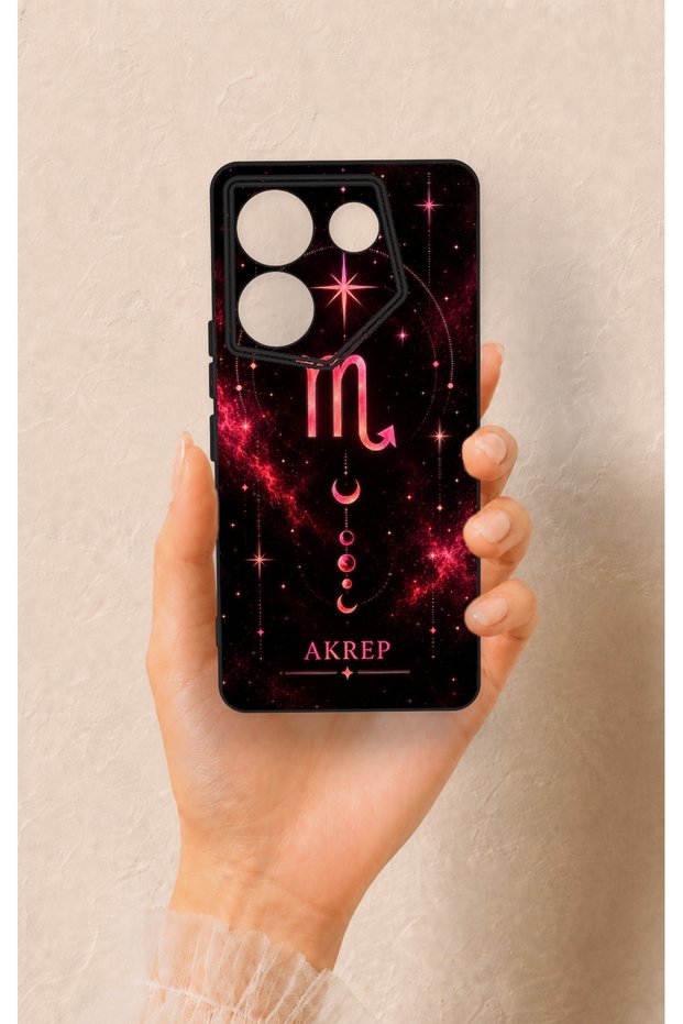 Tecno Caman 20 Pro 5G-Compatible Scorpio-Themed Patterned Silicone Case