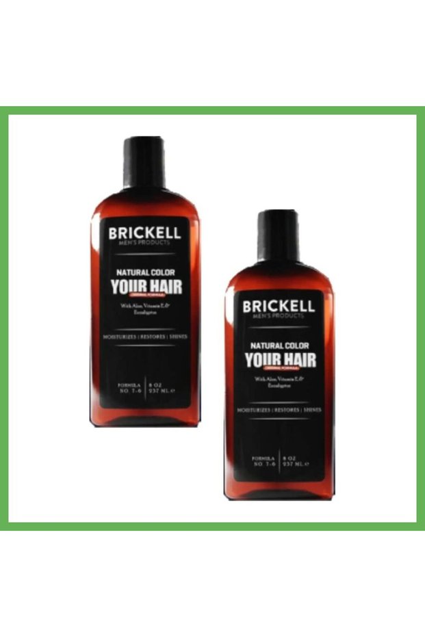 Super Brickell Hair and Beard Care Shampoo for Men, 300 ml, 2-Pack GEN01