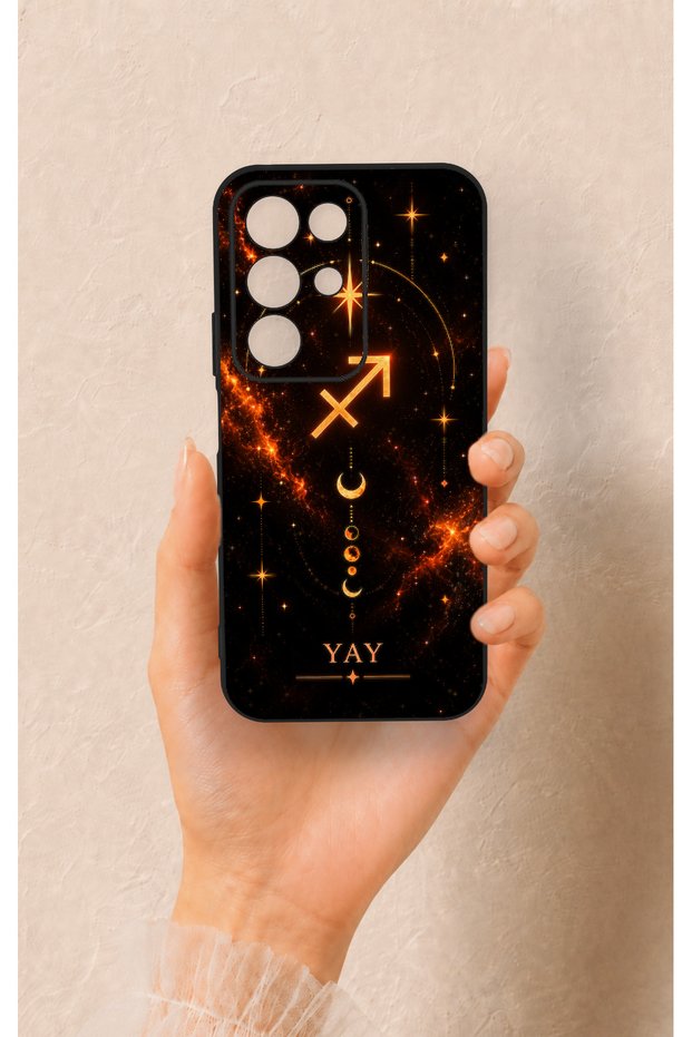 Realme C85 5G Compatible Silicone Case with Sagittarius Zodiac Sign Design