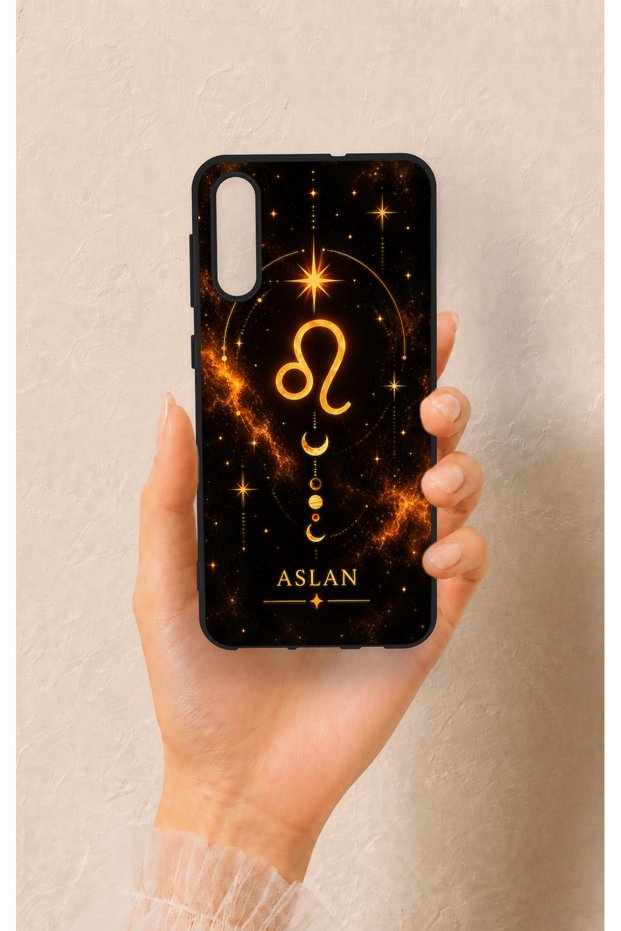 Samsung A50 Compatible Leo Zodiac-Themed Patterned Silicone Case